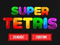 Super Tetris: play free in full screen online .